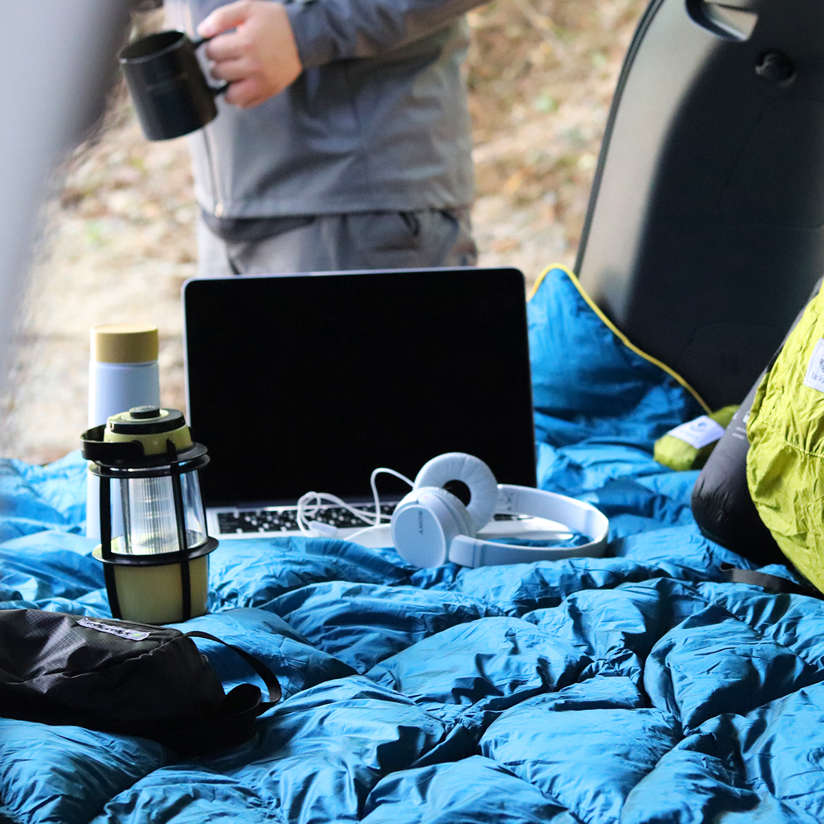 덕다운 캠핑 블랭킷 패딩담요 이불 백패킹 차박 초경량 사계절 다용도 침낭 대용