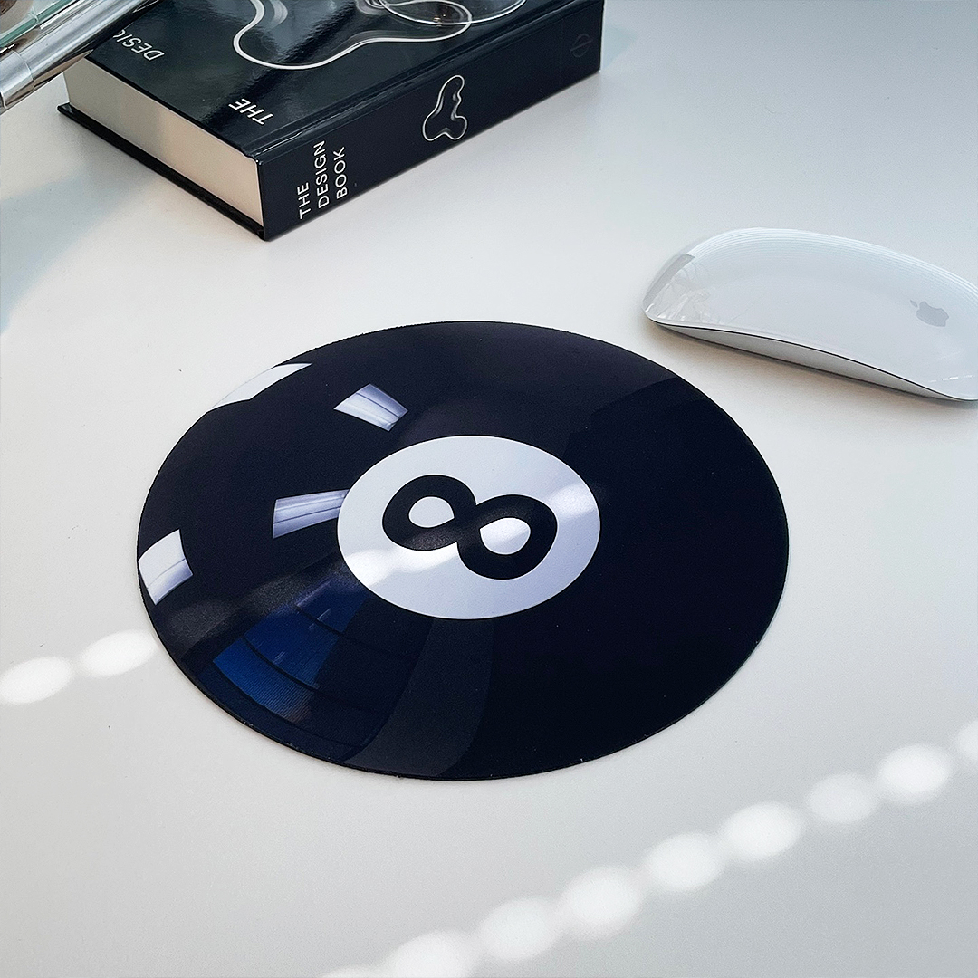 애시드로우 극세사마우스패드 Eight Ball 이미지 6