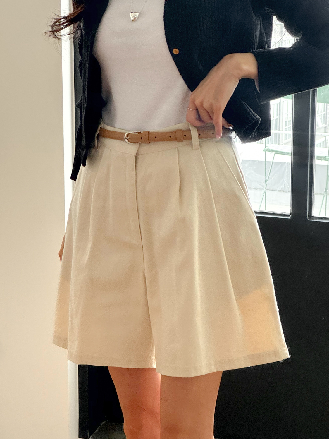[❤당일출고❤] 레오브 슬림 데일리 실버 봄 가을 심플 레더 가죽 벨트 5color 상세 이미지 21