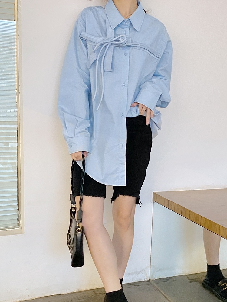 살롱드립2 54화 신민아 블라우스 셔츠 카라넥 오피스 의상 옷  패션 - 상세 이미지 4