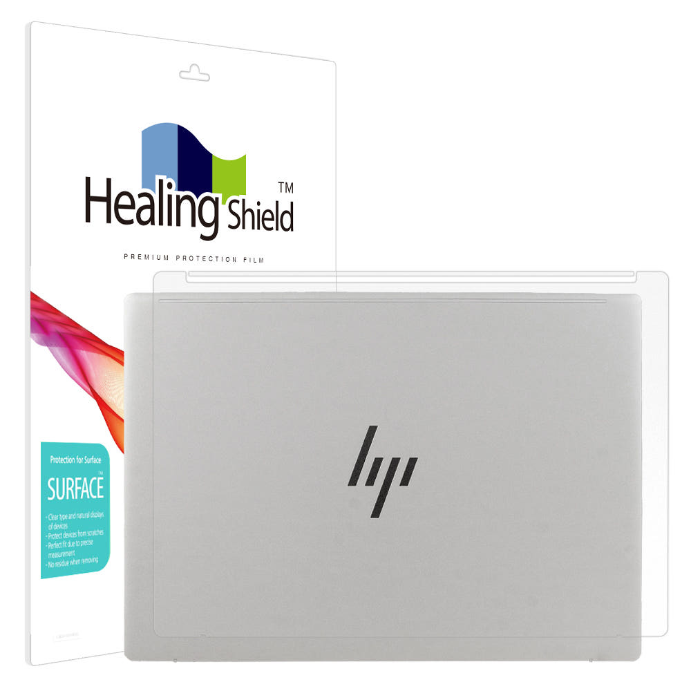 HP 파빌리온 상판 보호필름 부착 이미지