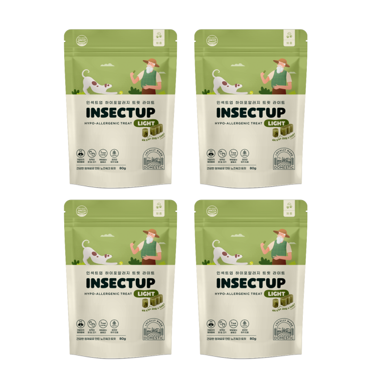 인섹트업 하이포알러지 트릿 80g 4팩 강아지 저알러지 간식 훈련용 다이어트 이미지 2