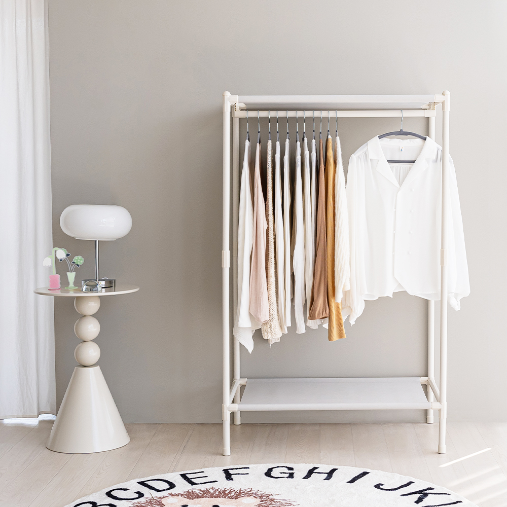 시스템행거 무볼트 드레스룸 미니 행거 옷걸이