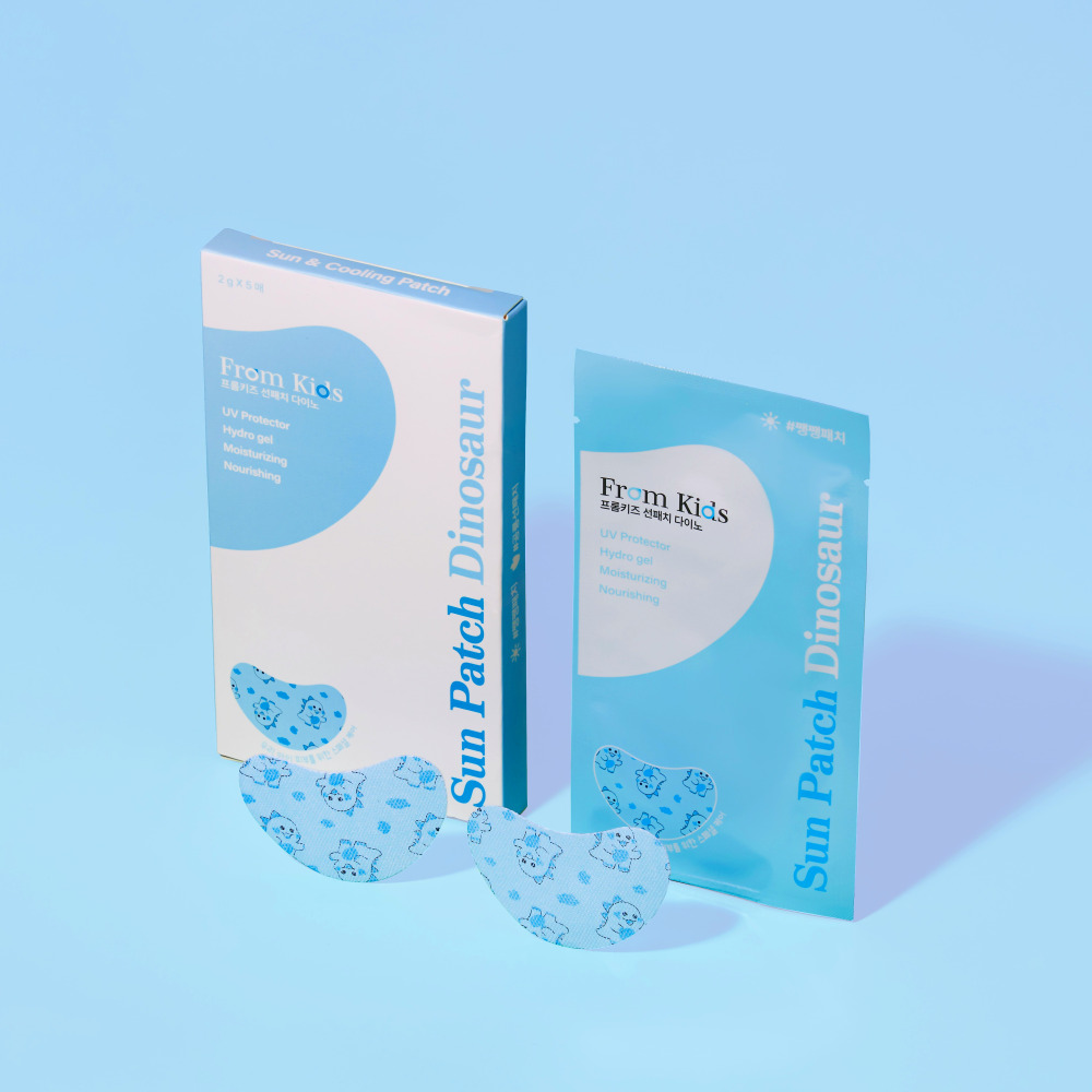 [1+1]프롬키즈 하트 쿨링 선패치 2종 유아 어린이 초등 무자극 자외선 주근깨 차단 - 상세 이미지 5