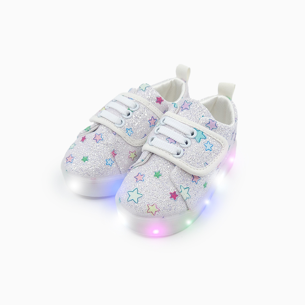 베이비솔 아기신발 유아 신발 키즈 운동화 여아 LED 트윙클스타 - 상세 이미지 3