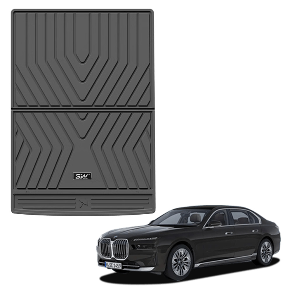 3W 에코라이너 TPE 카매트 3D 고무 바닥매트 BMW 7시리즈 G70, 트렁크 - 상품 이미지