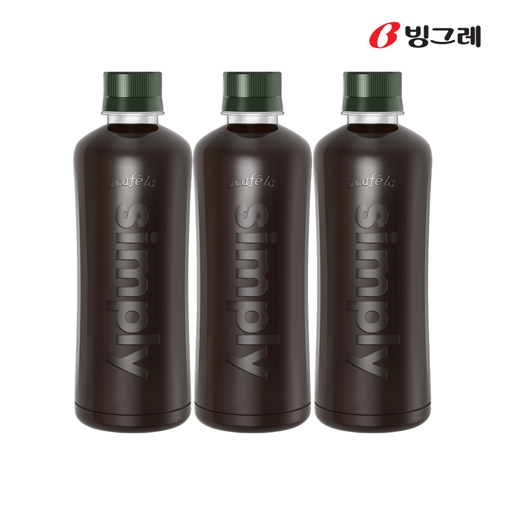 빙그레 아카페라 심플리 디카페인 아메리카노, 400ml, 20개