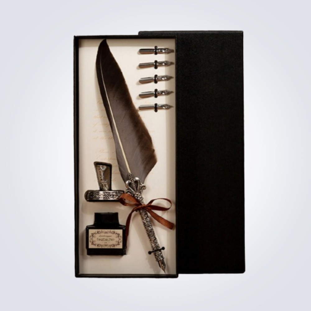 깃펜 깃털 펜 해리포터펜 캘리그라피 잉크펜 딥펜 만년필 - 상세 이미지 3