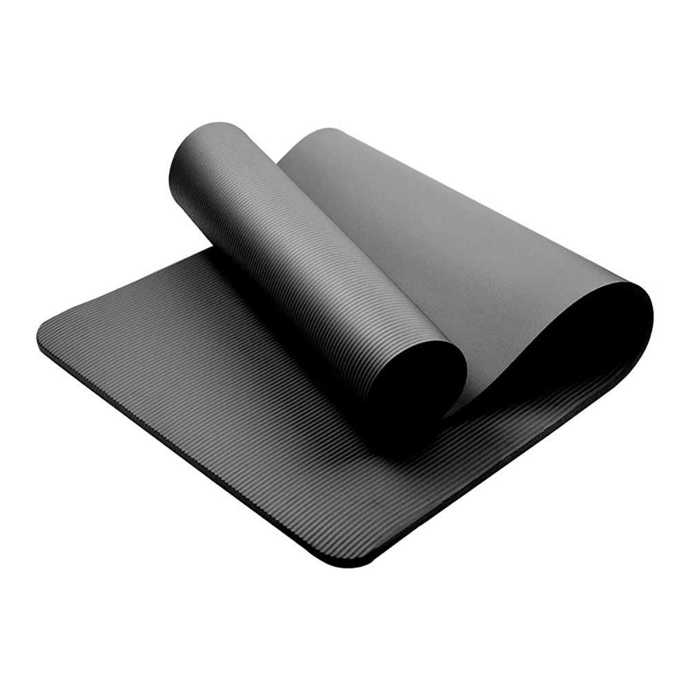 살림살림 NBR 텍티컬 블랙 와이드 요가매트 200x90cm 15mm - 상세 이미지 2
