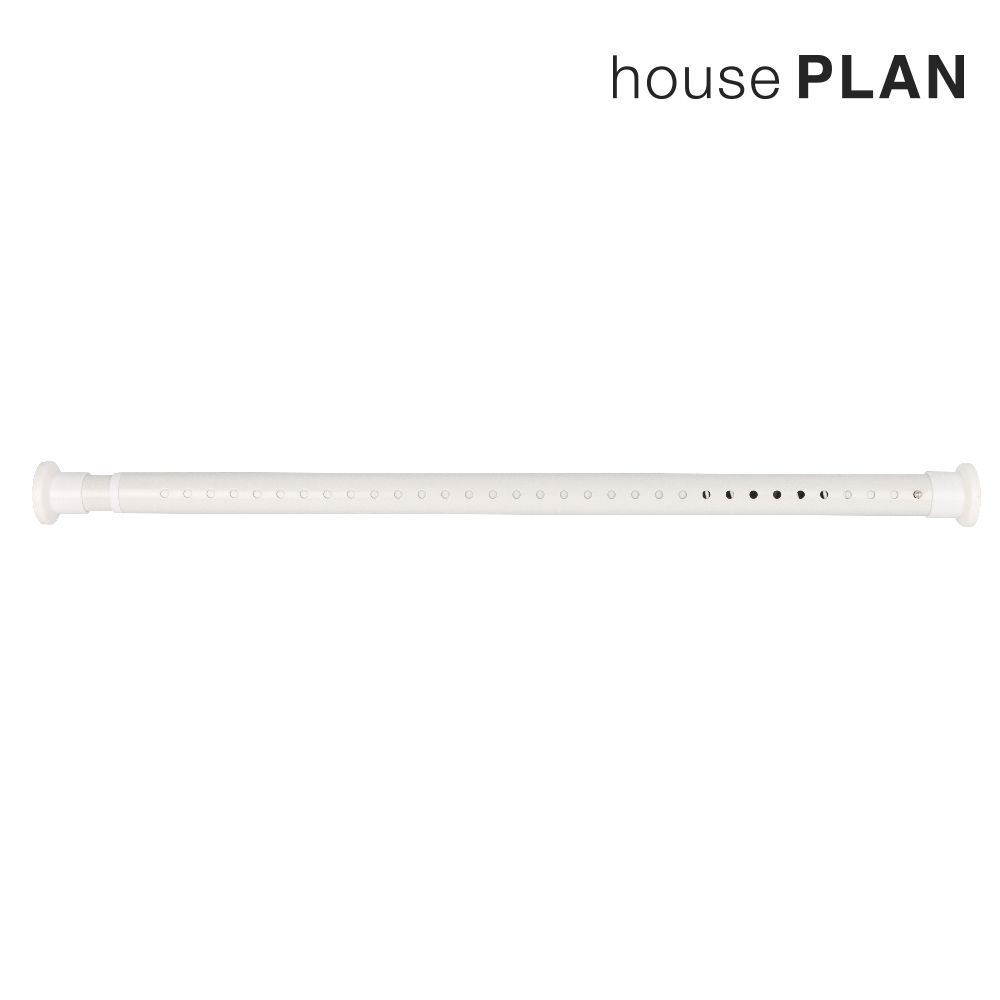 못없이 커튼 압축봉 화이트 무타공 강력 실리콘 헤드 커튼봉 70-110