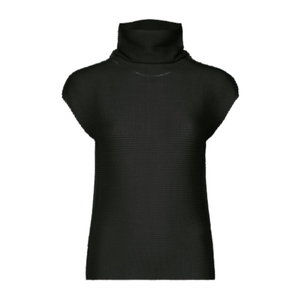 이세이미야케 미 반팔 KNIT STRETCH PLEATS 1 KK923 - 메인 이미지