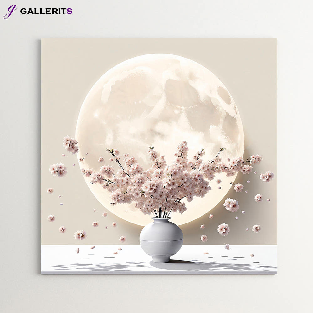 벚꽃 달항아리 인테리어 그림 액자 가격 추이 갤러리츠 벚꽃 달항아리 인테리어 그림 액자 - 최저가 41,800원