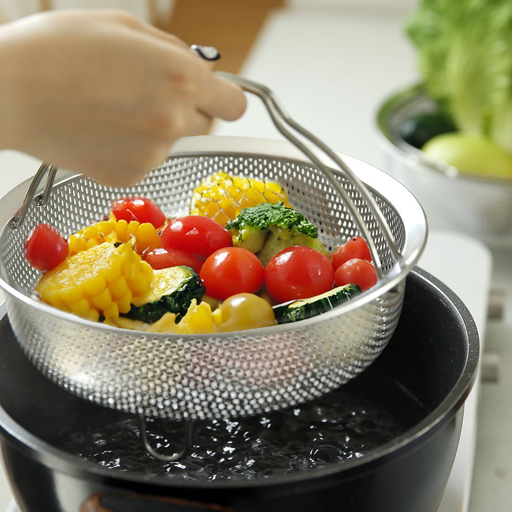 스텐 펀칭 고구마 감자 핸들 찜기 에어프라이어 오븐 손잡이 채반 - 상세 이미지 3