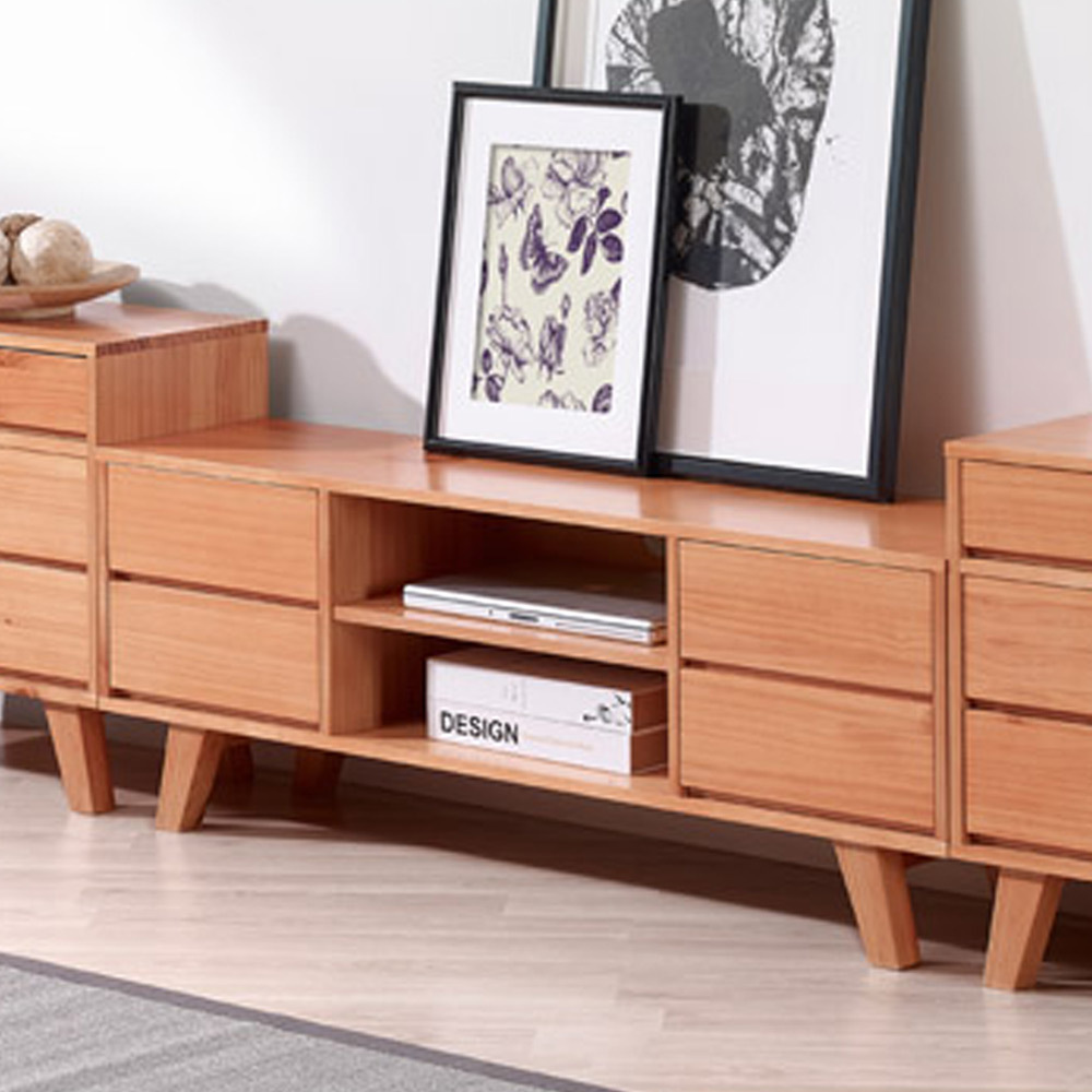 C1DX 소나무 원목 1200 거실장