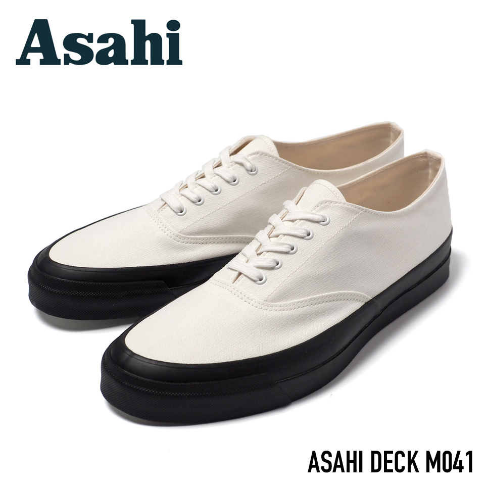 아사히 ASAHI 데크 슈즈 남성 캐주얼 스니커즈 모노크롬 M041 - 상품 이미지