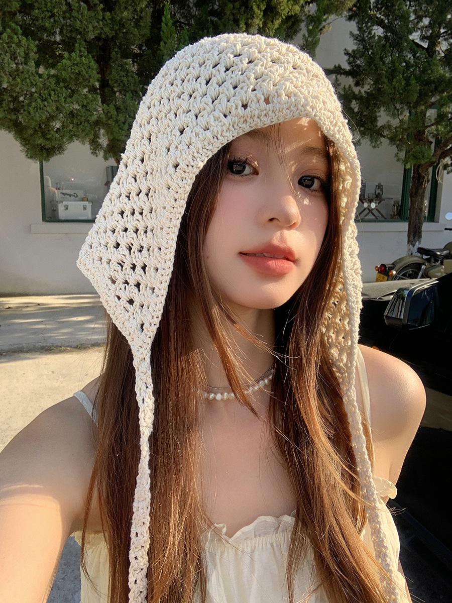 언니네산지직송 6화 안은진 니트 모자 두건 뜨개질 의상 옷 패션 - 상세 이미지 2
