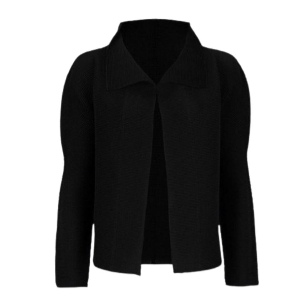 이세이미야케 미 가디건 STRETCH PLEATS FO201 - 메인 이미지