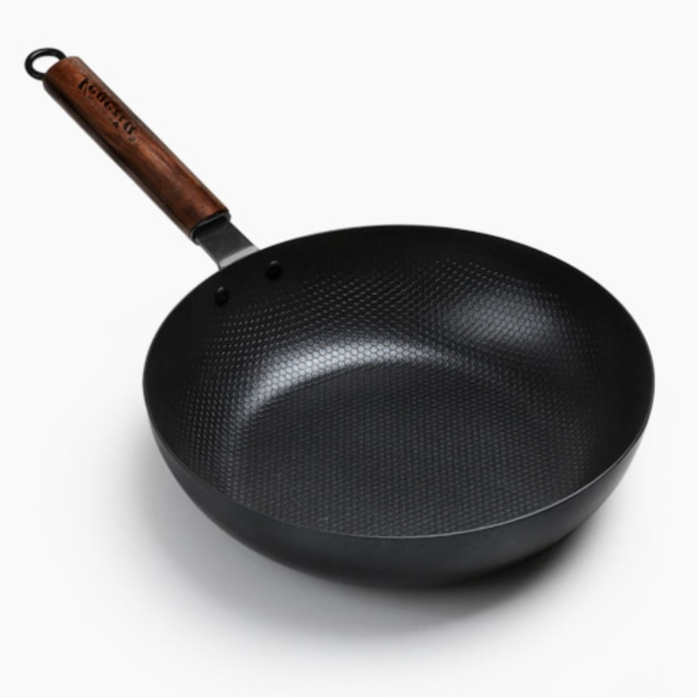 무쇠웍 IH인덕션 주물 궁중팬 28cm 볶음팬 중식 중화 튀김 볶음 요리 가정용 업소용