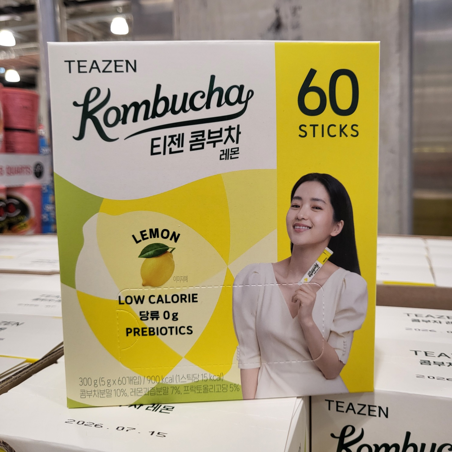 티젠 콤부차 레몬차 5g x 60개 레몬티백 코스트코