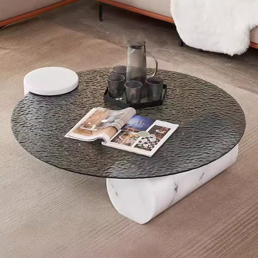오로라 마블 대리석 커피 티테이블 거실 좌식 소파