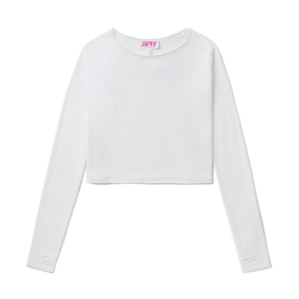 베이프 우먼즈 긴팔티 PRINTED SLUB TOP CK70-211-302 - 메인 이미지
