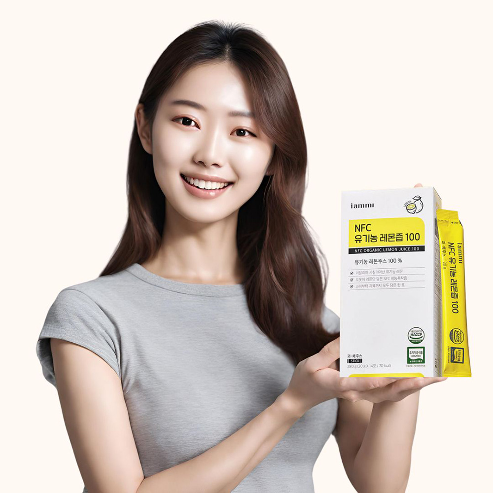 NFC 1일 1레몬 유기농 레몬즙 스틱 효능 2박스 28포 레몬 1개 그대로