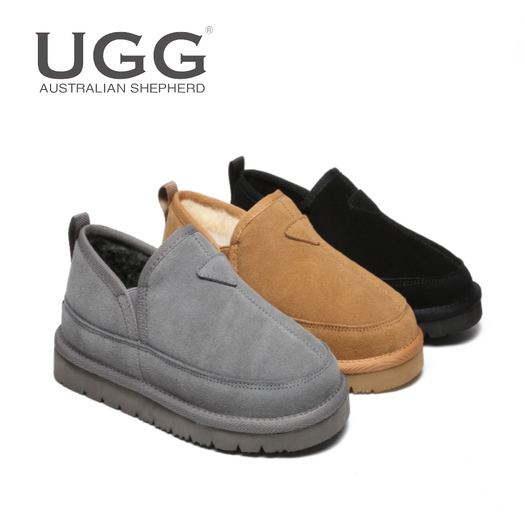 호주 에버 어그 포터 슬립온 슬리퍼 남성 양털 방한 겨울 AS5016