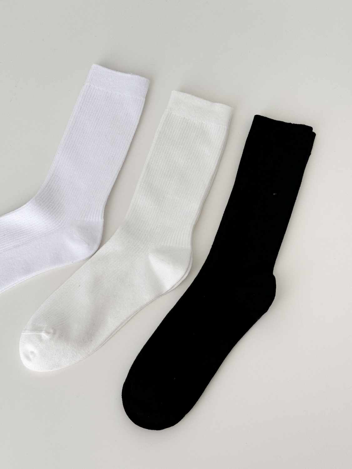 [4기장] 짱짱한 골지 봄코디 안흘러내리는 쫀쫀 길이별 롱 니삭스 양말 3color 상세 이미지 40
