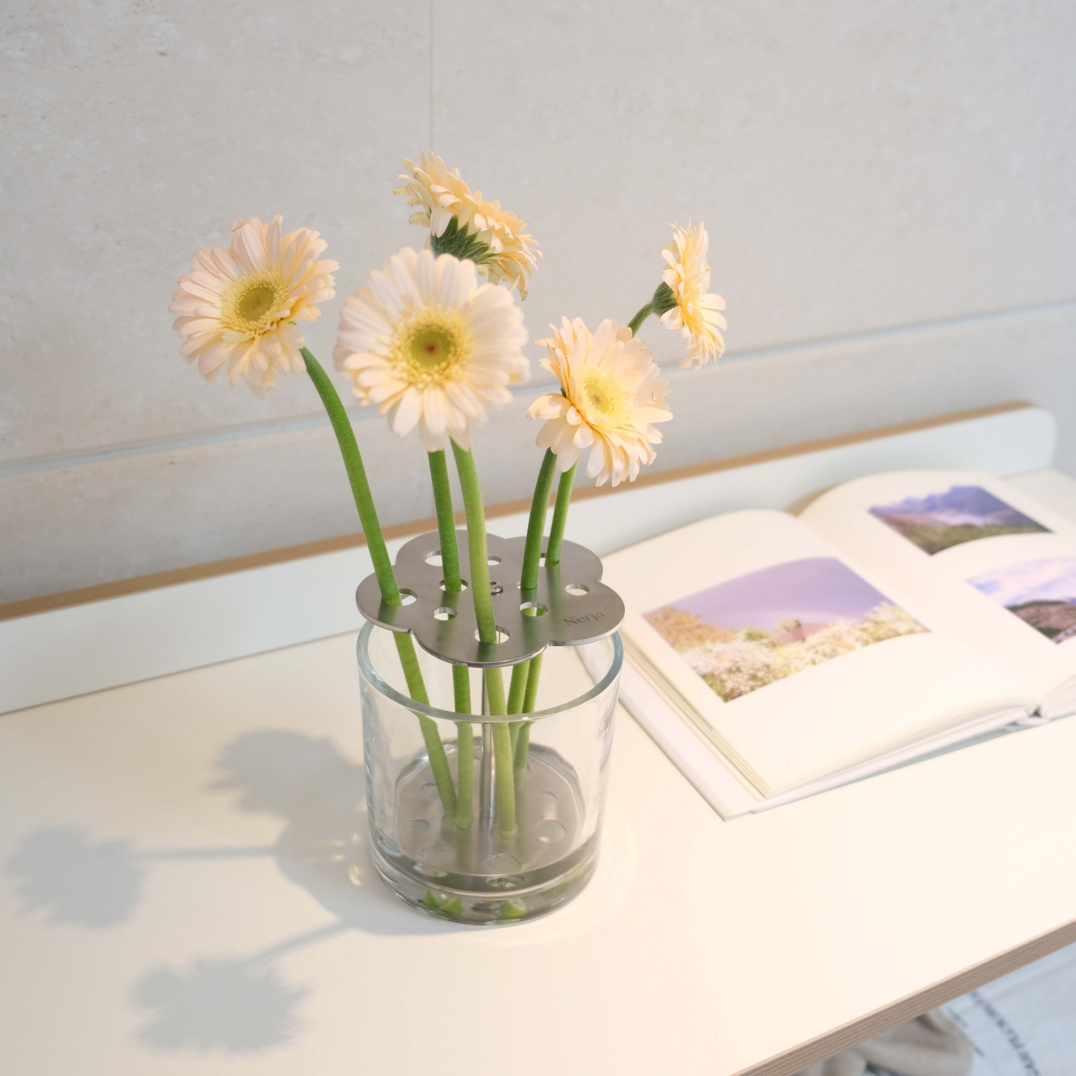 네르하 이케바나화병 유리 화병 꽃병 무광에디션