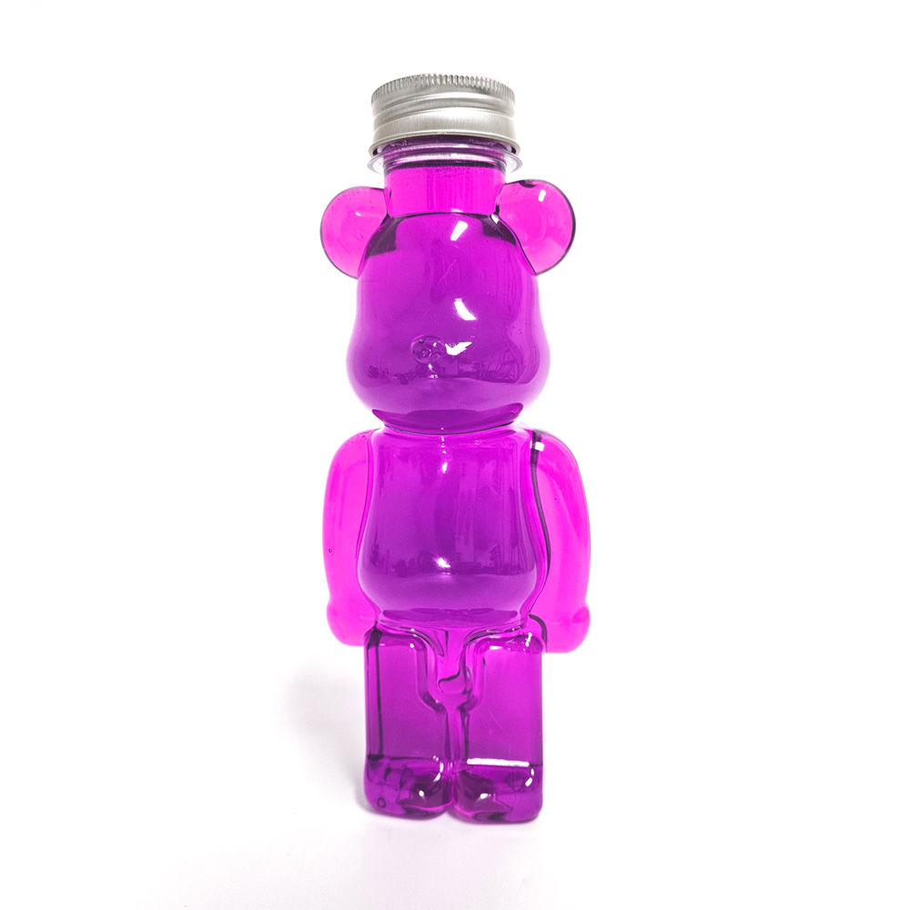 곰 페트병 곰돌이 베어 보틀 플라스틱 더치커피 밀크티 음료 커피 병 긴곰 350ml - 메인 이미지