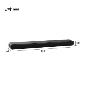 TCL 2채널 돌비 애트모스 사운드바, 블랙, S45H 상세 이미지 5