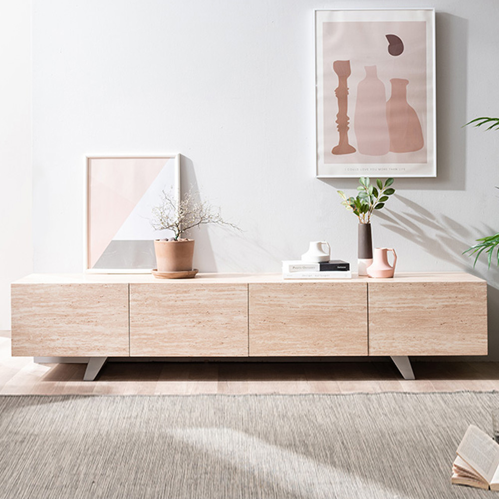 C1CY 무광 대리석문양 B형1800 거실장