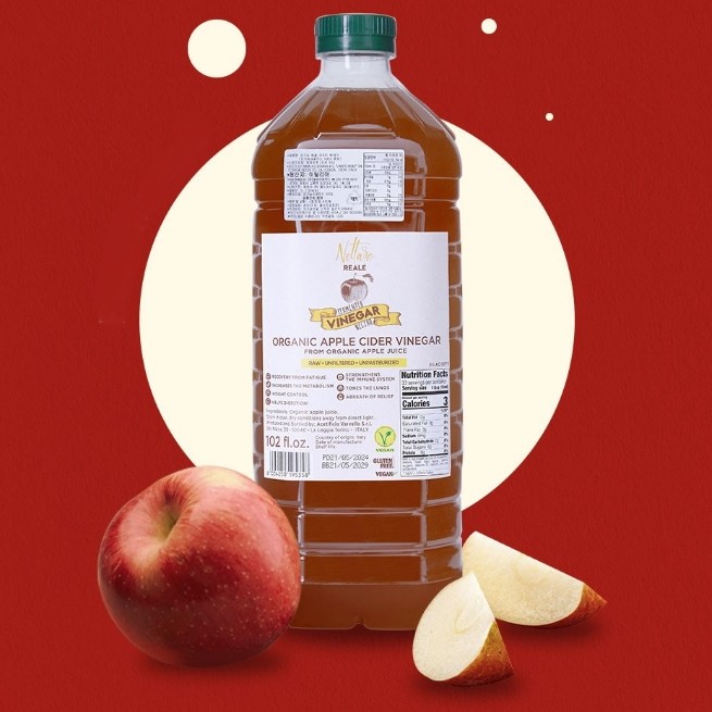 대용량 애플사이다비니거 유기농 천연발효사과식초 3리터
