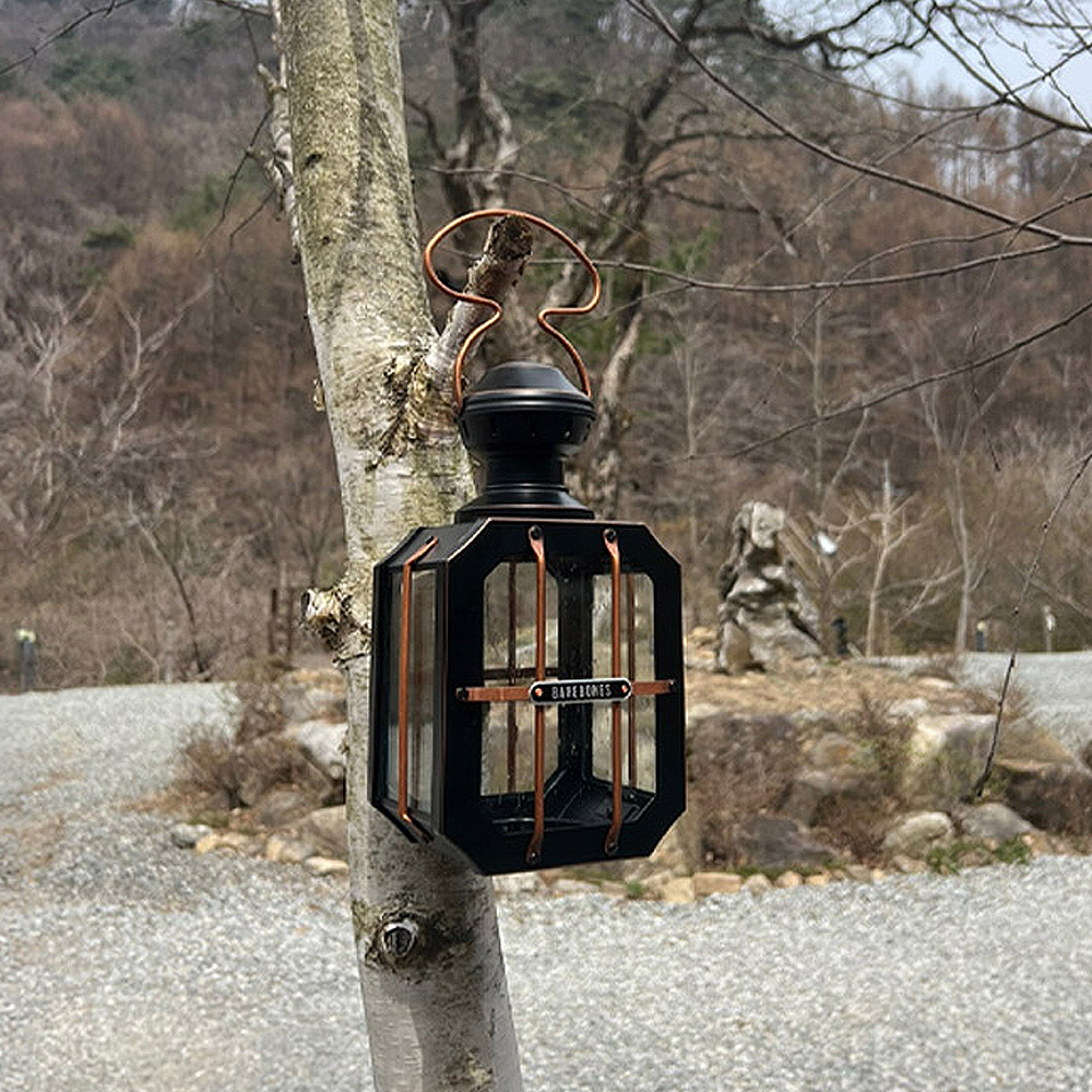 베어본즈 박스 캔들 랜턴 캠핑 양초 클래식 무드 조명 - 상세 이미지 4