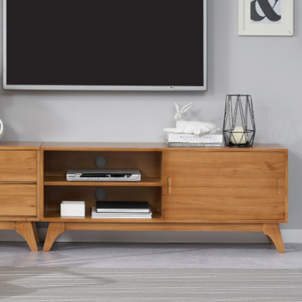 C1DV 소나무 원목 1200 거실장