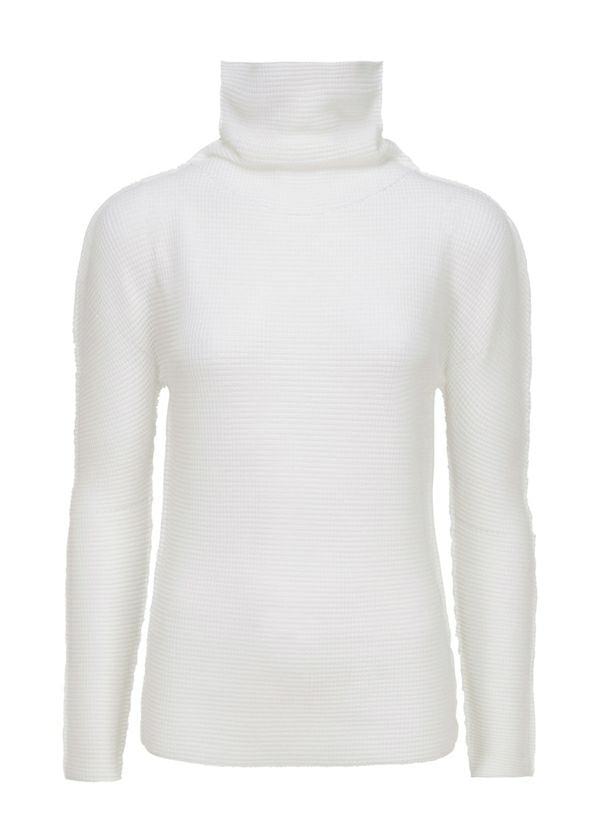 이세이미야케 미 티셔츠 KNIT STRETCH PLEATS KJ381 - 상세 이미지 2
