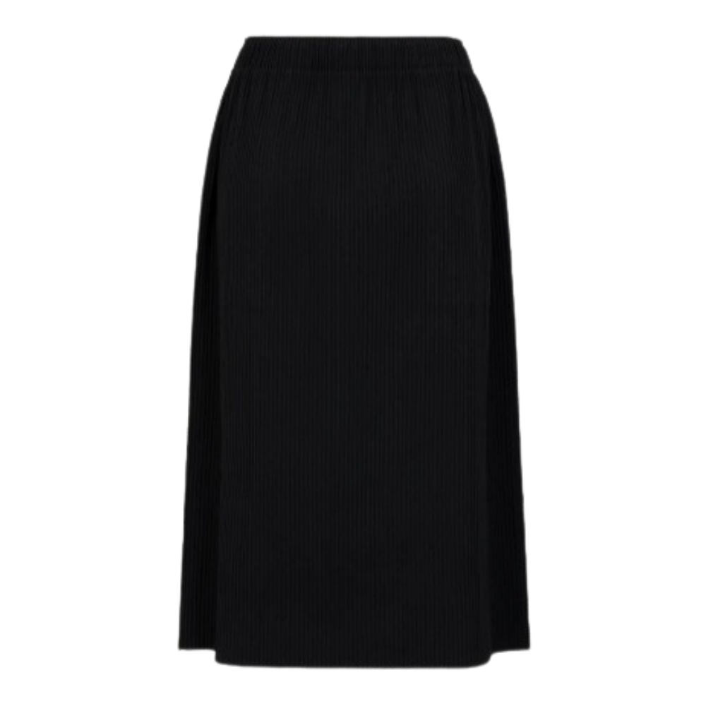 이세이미야케 미 치마 FINE KNIT PLEATS BLACK KG202 - 메인 이미지