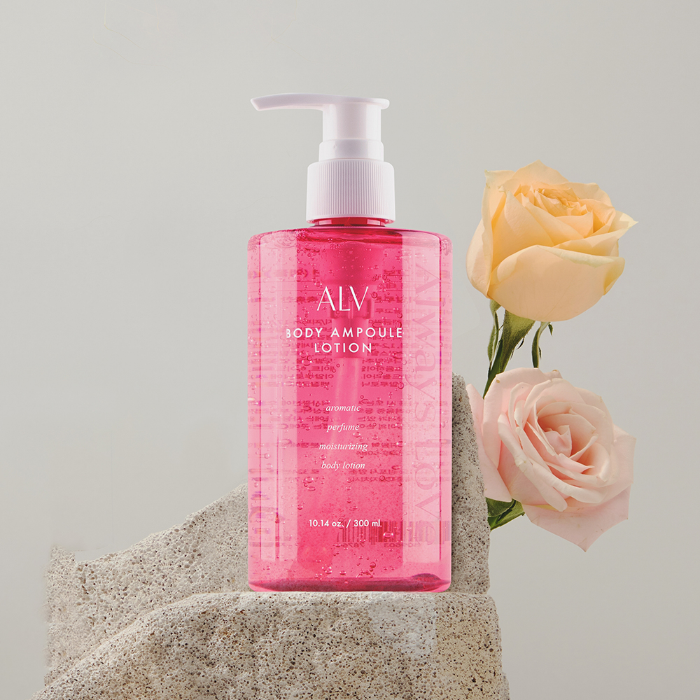 ALV 향좋은 퍼퓸 약산성 바디 앰플 로션 히알루론산 바디로션 300ml 에이엘브이 - 상세 이미지 4