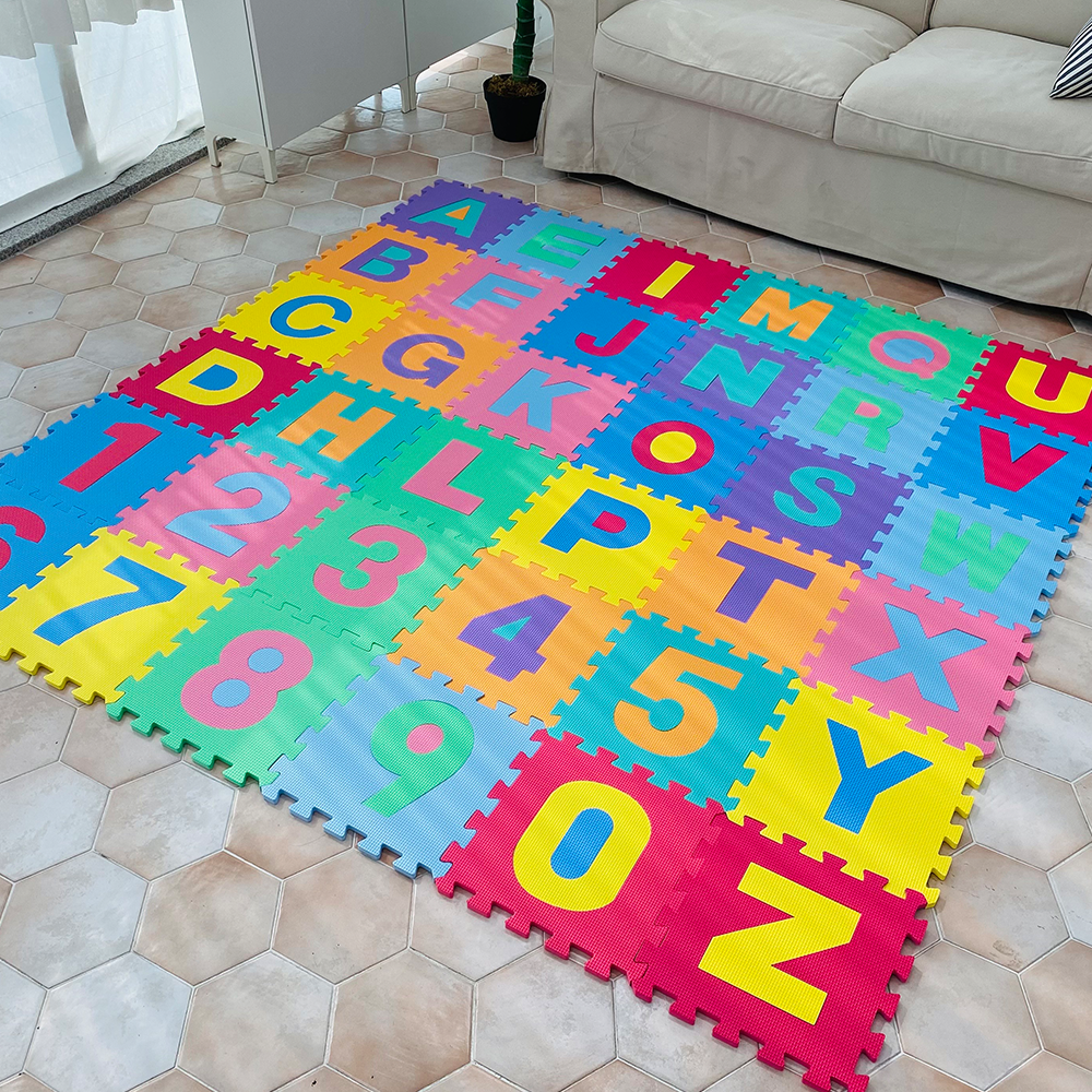 손할매 퍼즐매트 알파벳 영어 26p+숫자 10p 세트