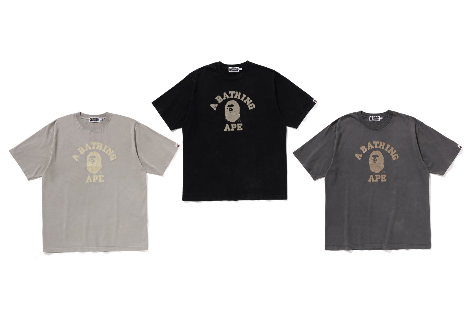 베이프 반팔티 OVERDYE COLLEGE RELAXED FIT 1K70-109-003 - 상세 이미지 4
