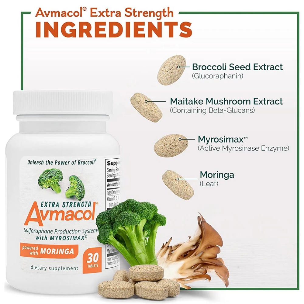 브로콜리새싹 설포라판 아브마콜 엑스트라 스트렝스 30정 - 상세 이미지 2