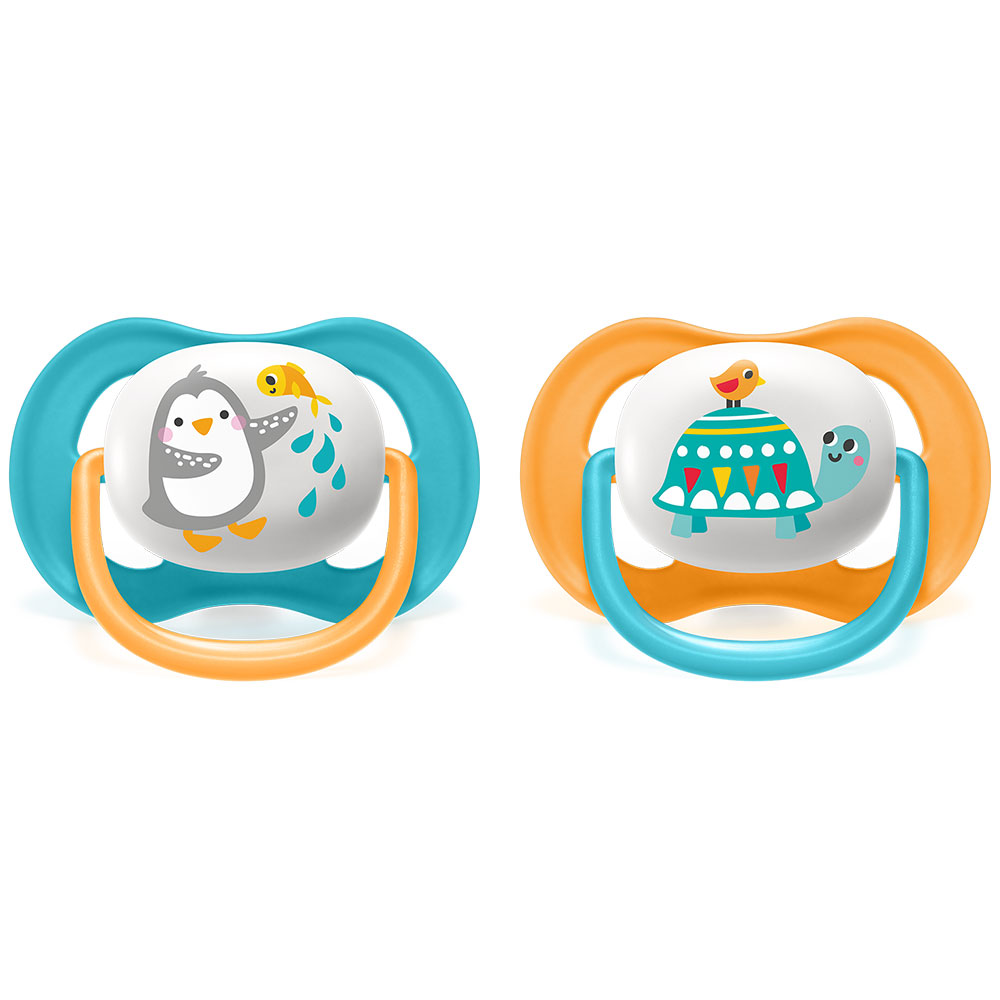 2P+2P 필립스아벤트 국민쪽쪽이 울트라 에어 컬렉션 신생아 공갈 젖꼭지 (케이스 포함)