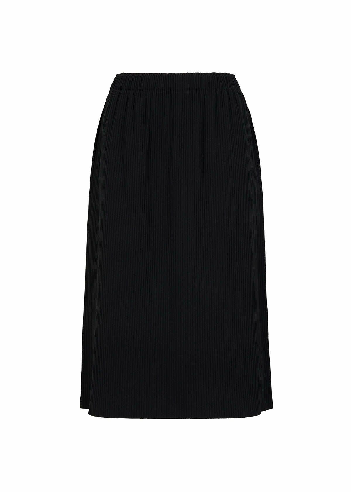 이세이미야케 미 치마 FINE KNIT PLEATS BLACK KG202 - 상세 이미지 2