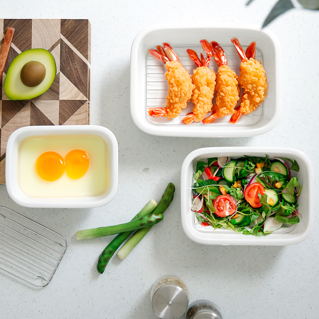 세라믹밧드 에어프라이어 그릇 발뮤다 전자레인지 용기 오븐용트레이 밧드 소형