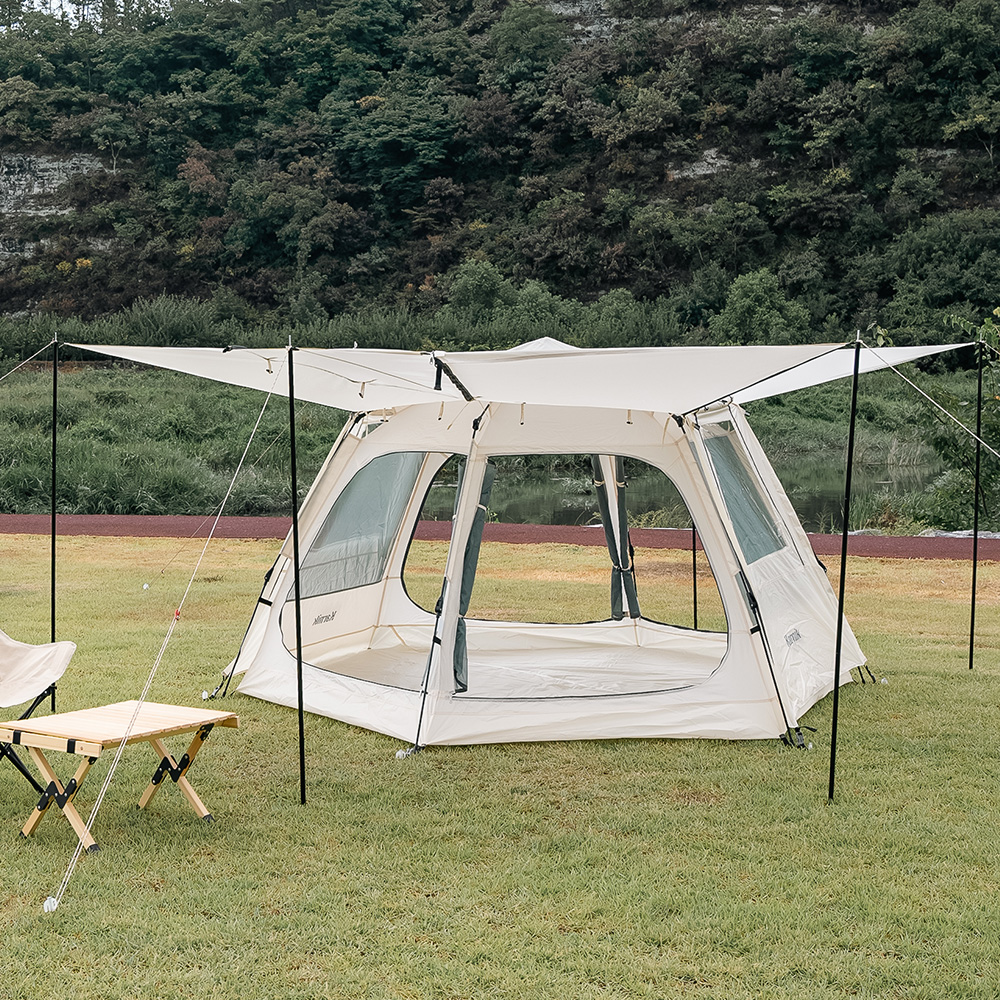 뉴에라 타프형 그늘막 원터치 텐트 플라이포함 폴대포함 풀세트 기본형