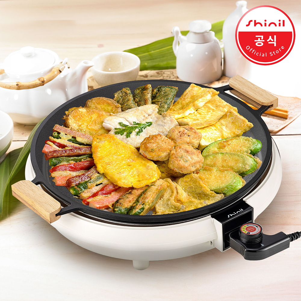 신일 국산 원형 전기그릴 대형 잔치팬 전기후라이팬 명절 전부침기 SGP-MUL770