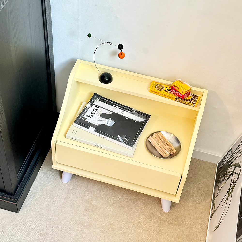 윈썸 피아 500 좌식 서랍형 미니 원룸 폭좁은 작은 화장대