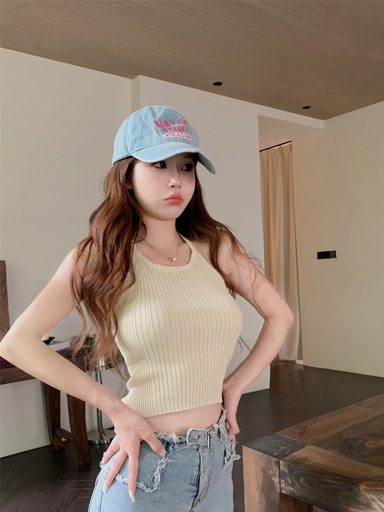 활명수 196화 카라 허영지 나시 민소매 티셔츠 홀터넥 레이어드 의상 옷 패션 - 상세 이미지 5