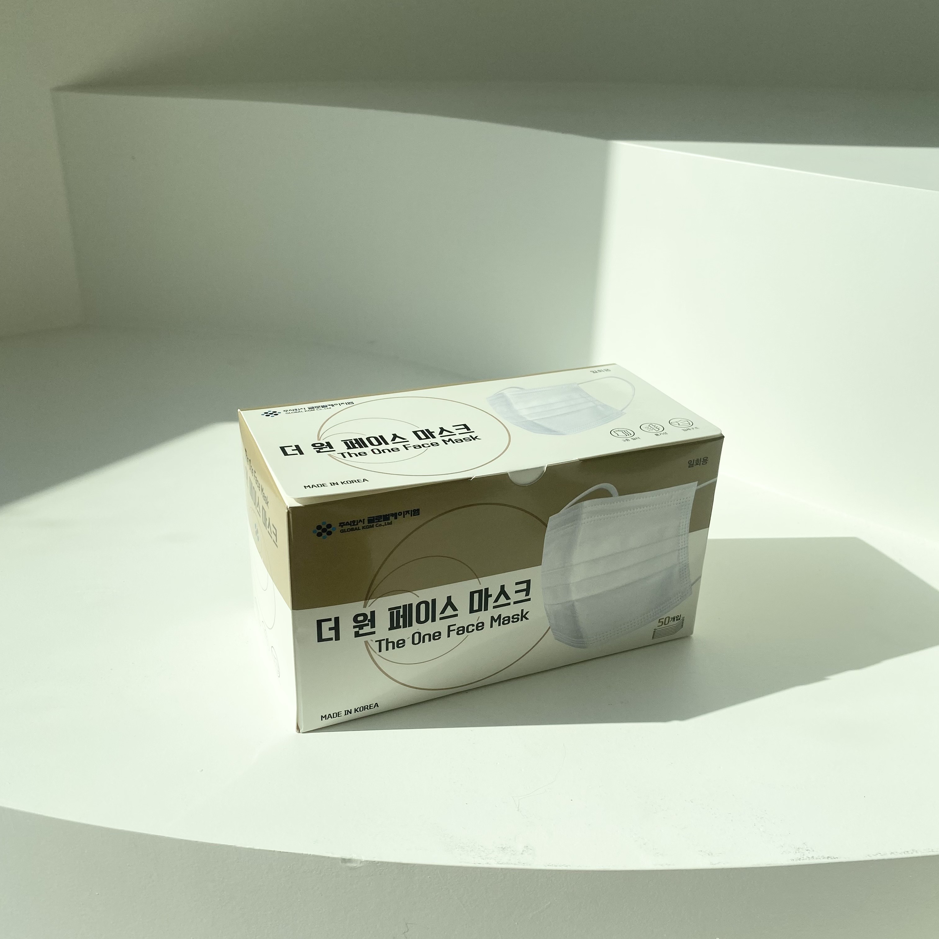 더원 덴탈마스크 대형 100매 귀편한 비말 마스크 화이트