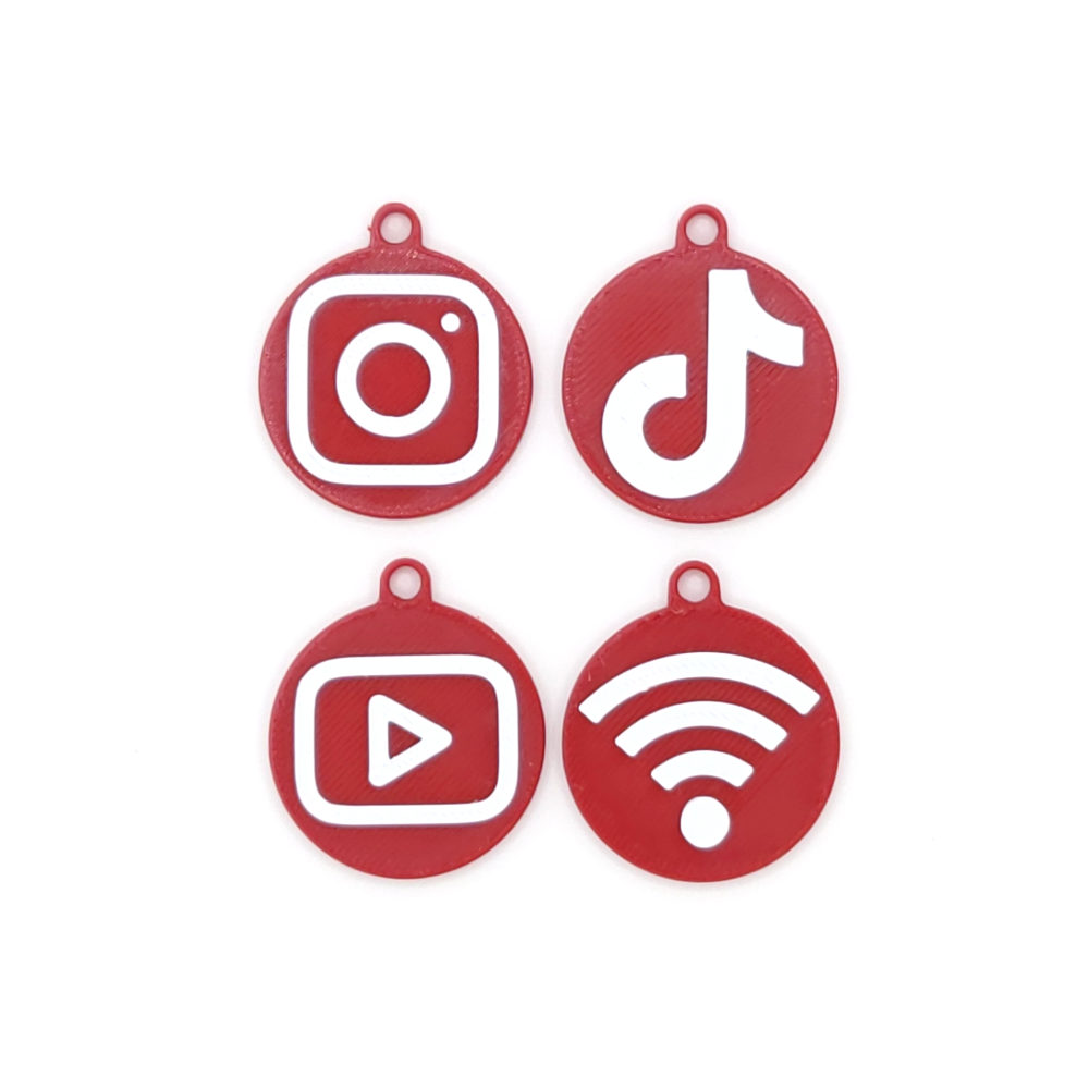 아이콘 디자인 NFC 키링 키홀더 열쇠고리 차키 가방 - 상세 이미지 4